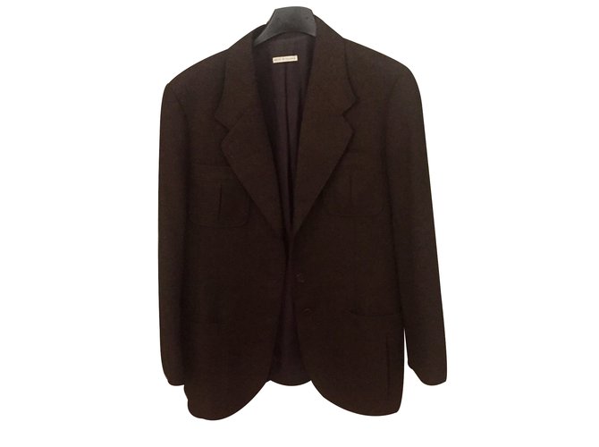 Hermès Jacket Brown Cashmere Wool  ref.32916