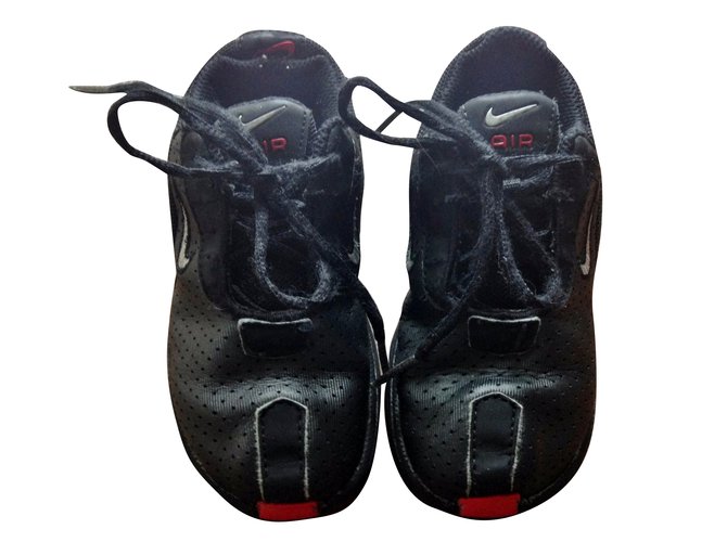 Nike MAJIKA Black Leather  ref.32942