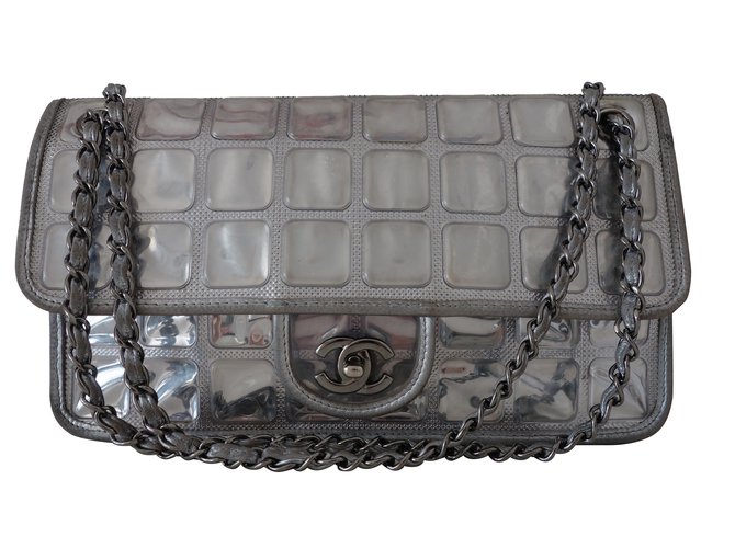 Timeless Chanel ICE CUBE Grey  ref.32965