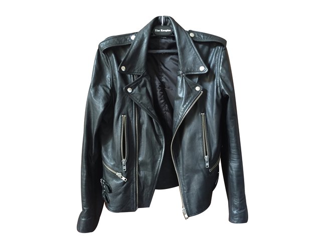 The Kooples Blazers Jackets Black Leather  ref.33057