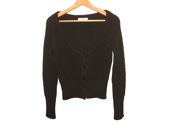 Cardigan Prada de lã preta Preto