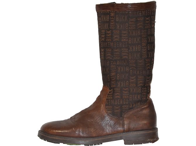 Autre Marque Botas Bikkembergs de cuero marrón Talla 39 Castaño