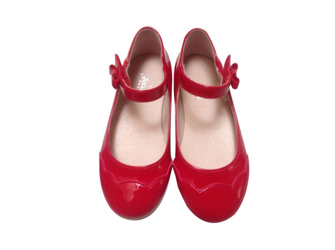 Jacadi Ballerinas Red Patent leather  ref.33256