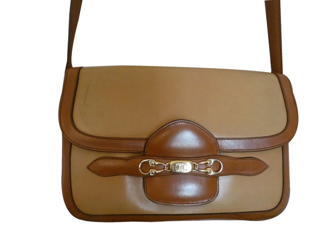 Céline Handbag Caramel Leather  ref.33272