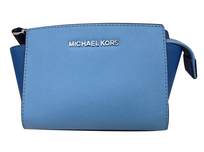 Sacs A Main Michael Kors Sac A Main Cuir Bleu Ref 33434 Joli Closet