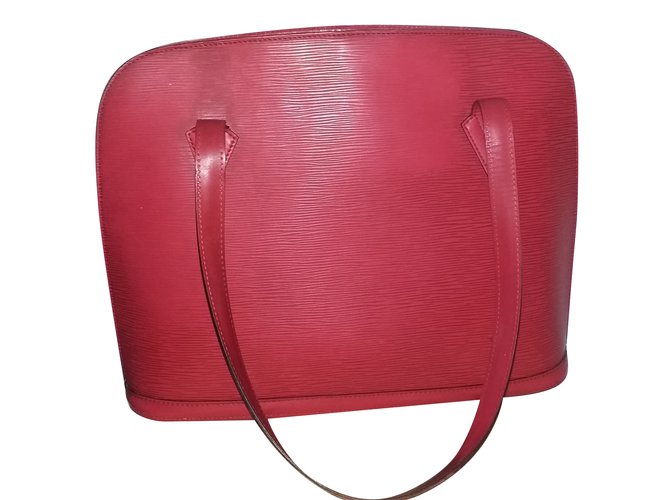 Louis Vuitton Lussac Red Leather  ref.33574
