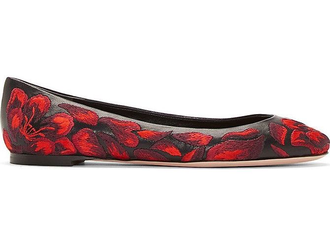 Alexander Mcqueen Schwarze Lackleder Lío Flats
