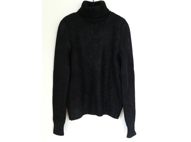 Céline Sweater Black Cashmere Wool  ref.33622