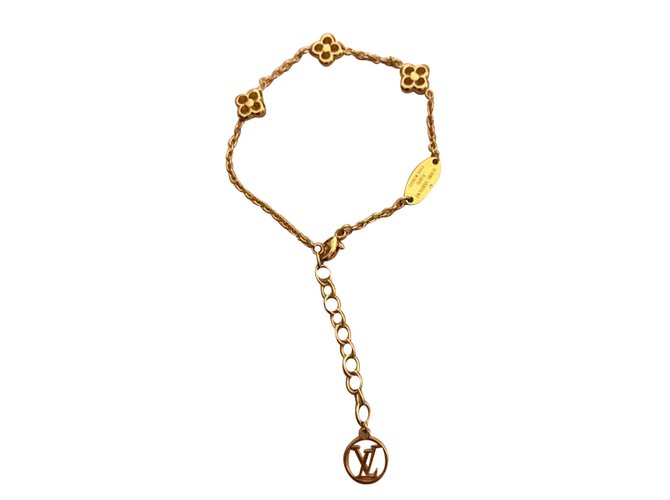 Louis Vuitton Blumenvolles Armband Golden  ref.33678