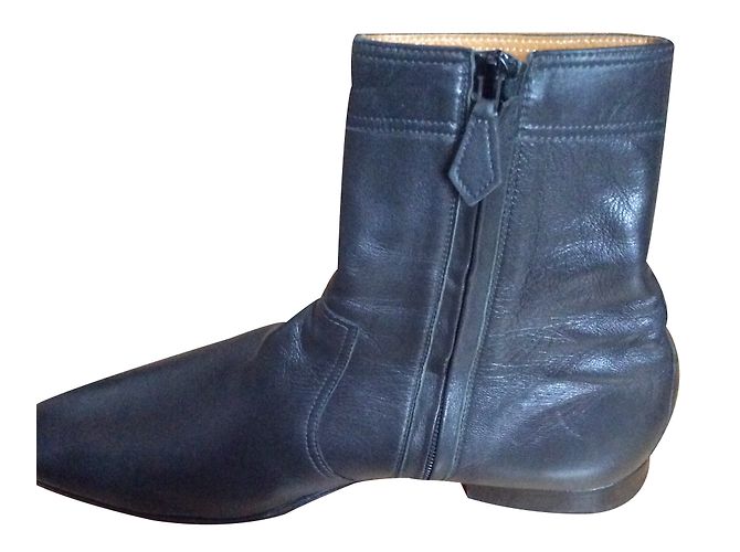 Hermès Bottes Noir
