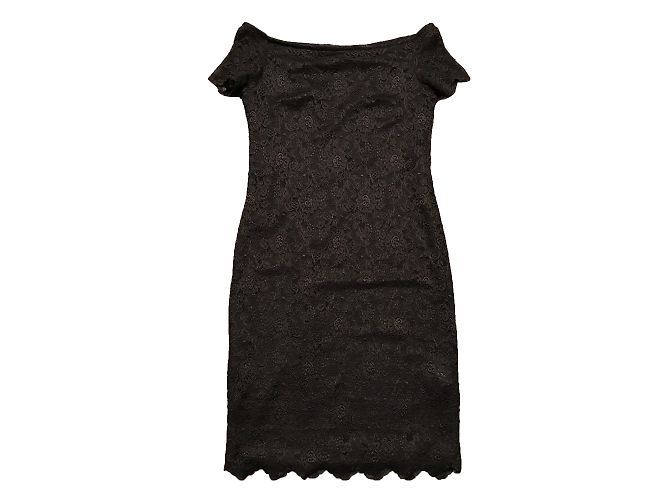 Liu.Jo Kleid aus schwarzer Stretch-Spitze