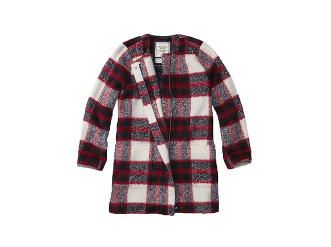 abercrombie and fitch plaid jacket