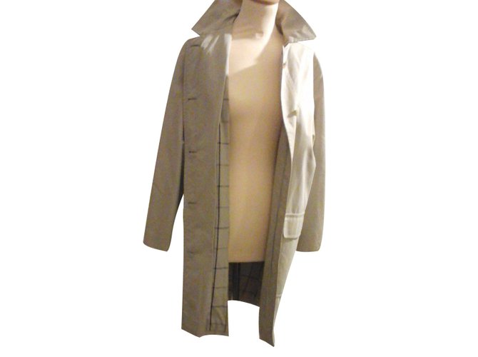 Burberry Trench coats Beige Cotton  ref.33860