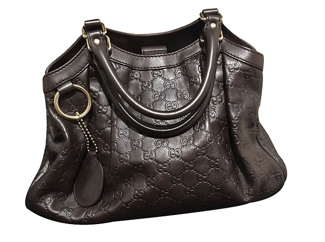 Gucci Handtasche braun Leder