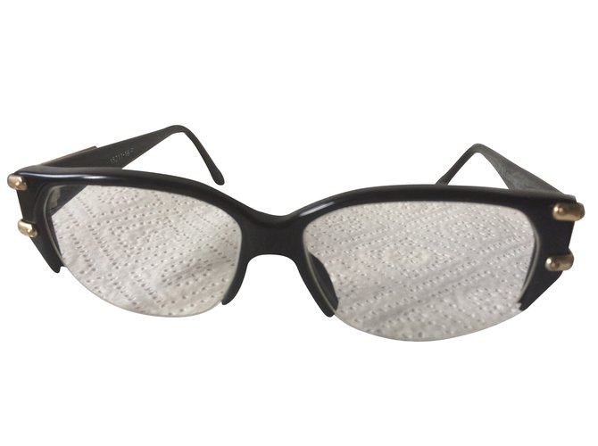 Emmanuelle Khanh Gafas de sol Negro Plástico  ref.34017