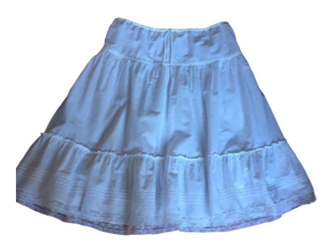 Bonpoint Skirts White Cotton  ref.34083