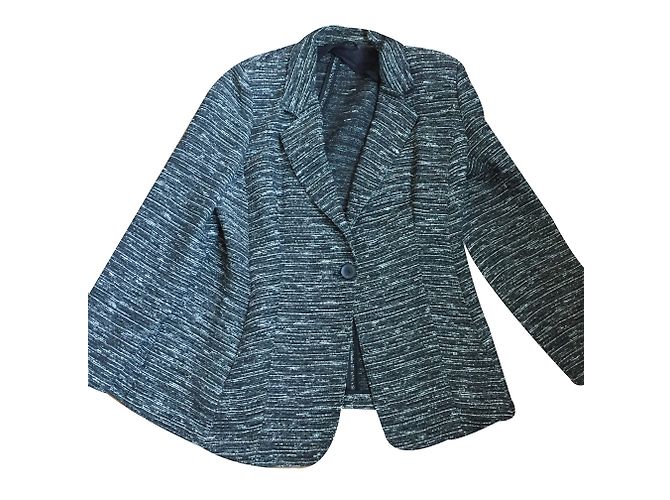 Chaqueta Marina Rinaldi de algodón gris