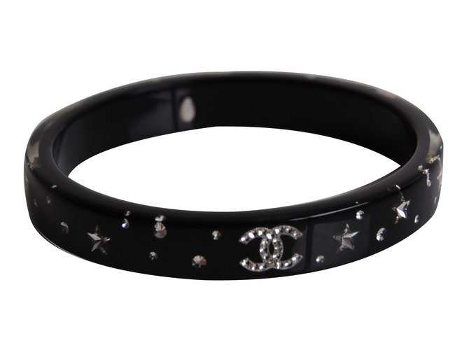 Chanel bracelet Synthétique Noir  ref.34282
