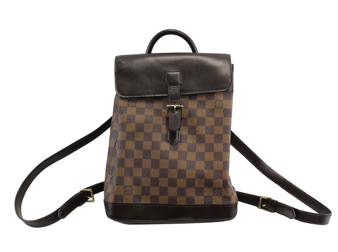 Louis Vuitton Backpack Brown Cloth  ref.34297