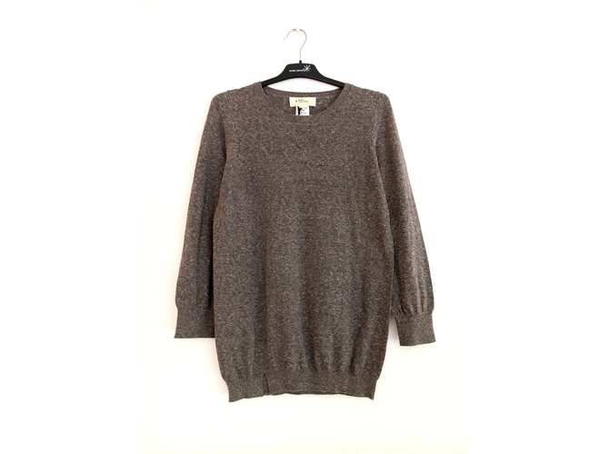 Isabel Marant Etoile pull fin Tracy Soie Gris  ref.34357