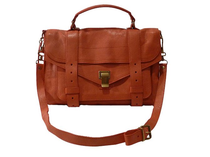 Proenza Schouler PS1 Medium Satchel Bag Red Leather  ref.34492