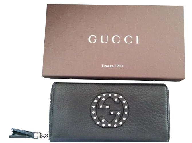 Gucci SOHO Cuir Noir  ref.34595