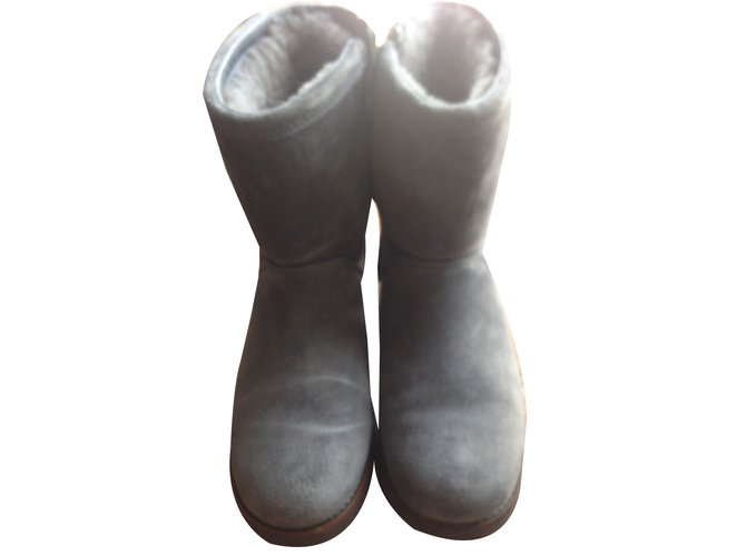 Ugg Boots Dark grey Suede  ref.34613