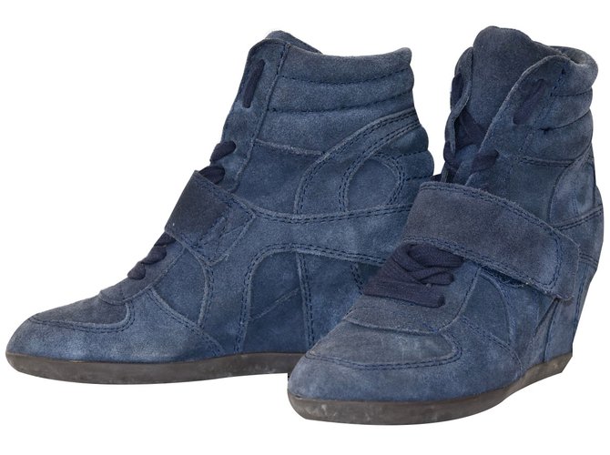 Ash scarpe da ginnastica Blu Scamosciato  ref.34617