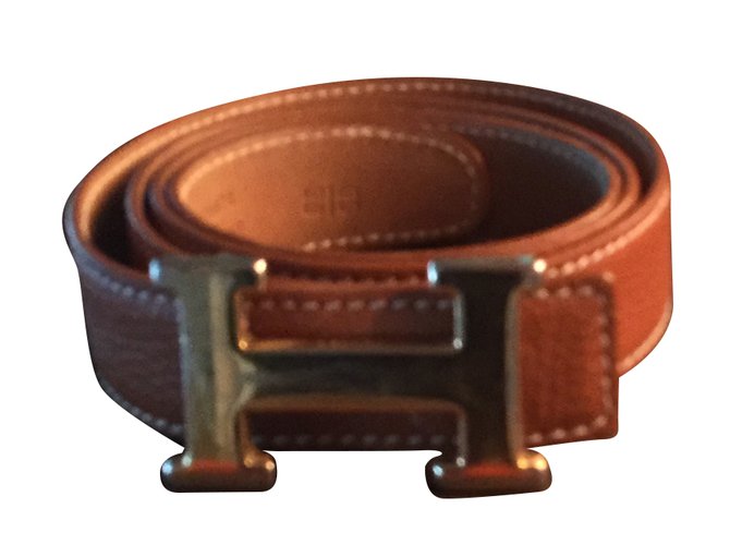 Hermès Belt Cognac Leather  ref.34647