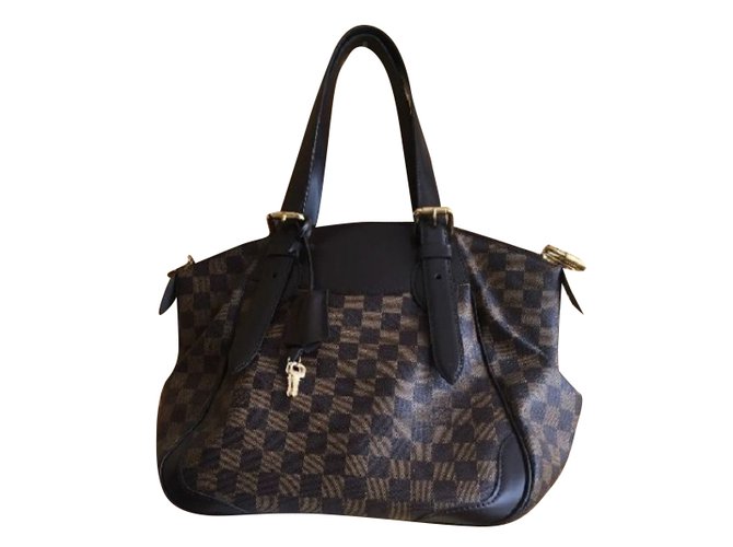 Louis Vuitton verona MM Brown Leather  ref.34653