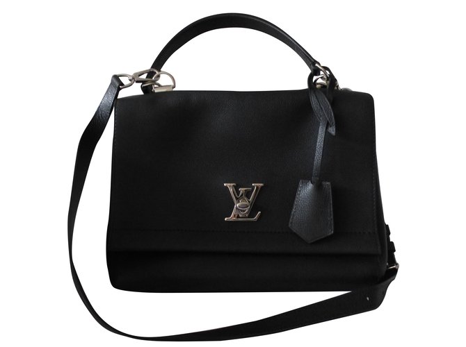 Louis Vuitton LOCKME Cuir Noir  ref.34693