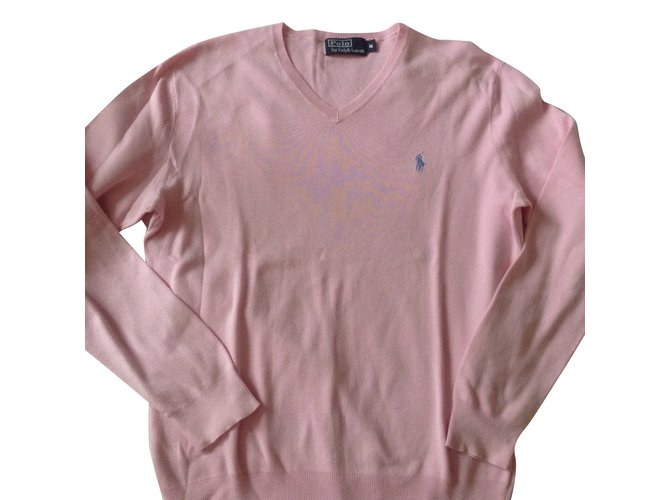 Ralph Lauren Sweaters Pink Cotton  ref.34712
