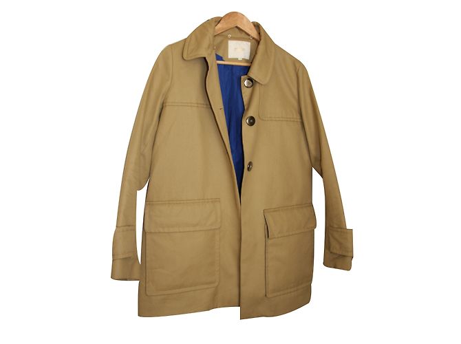Parka Maje Sahara Beige in Cotone Taglia 38