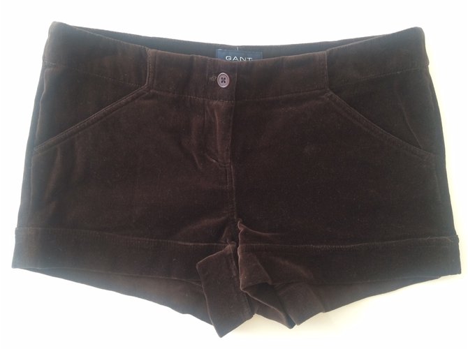 Autre Marque Pantalones cortos de Gant Castaño Algodón  ref.34742