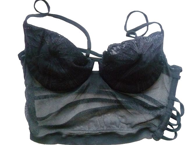 Bustier La Perla nero senza spalline 85A