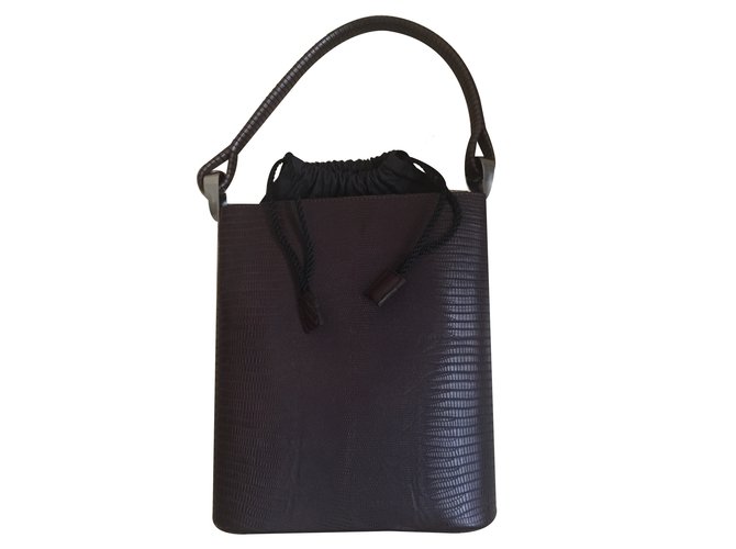 Kenzo Bucket bag Brown Leather  ref.34925