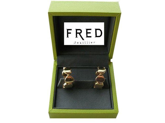 Fred Earrings Golden Gold  ref.34935