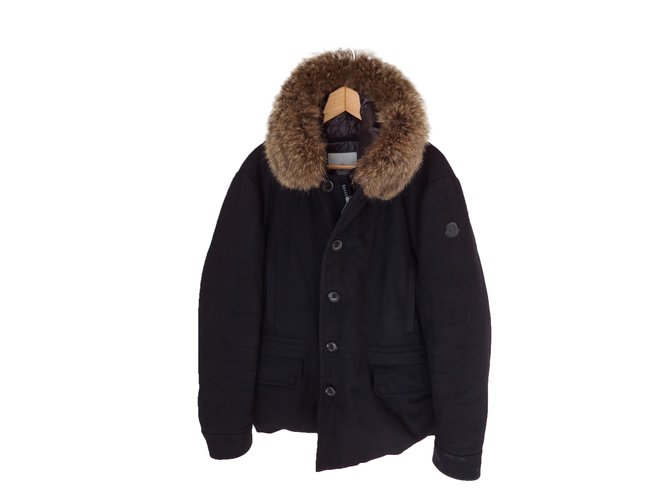 Moncler OREGON Laine Noir  ref.34945