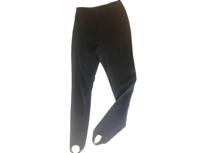 Jean Paul Gaultier Pantalones Negro Lana  ref.35005