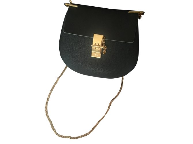 Chloé Handbag Black Leather  ref.35140