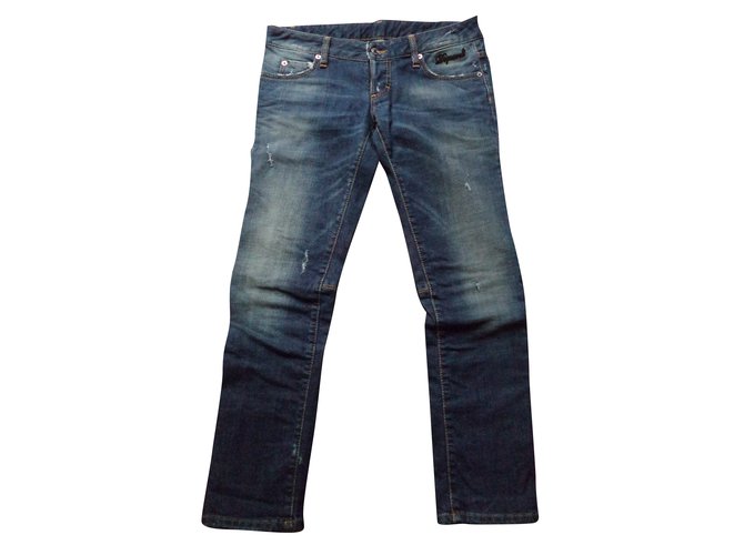 Dsquared2 Jeans Blue Cotton  ref.35209