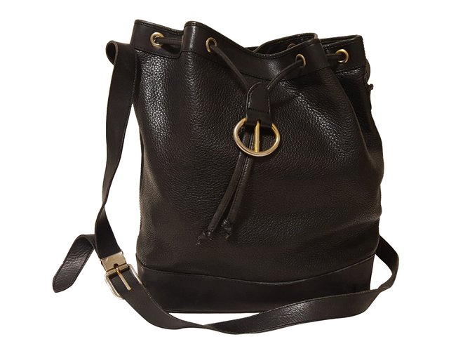 Dior Bucket bag Black Leather ref.35216 - Joli Closet