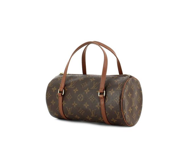 Louis Vuitton Papillon Marrom Couro  ref.35223