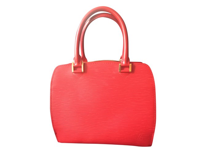Louis Vuitton PONT NEUF Red Leather  ref.35240