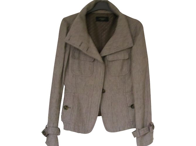 Weekend Max Mara Leinenjacke Beige Größe 40
