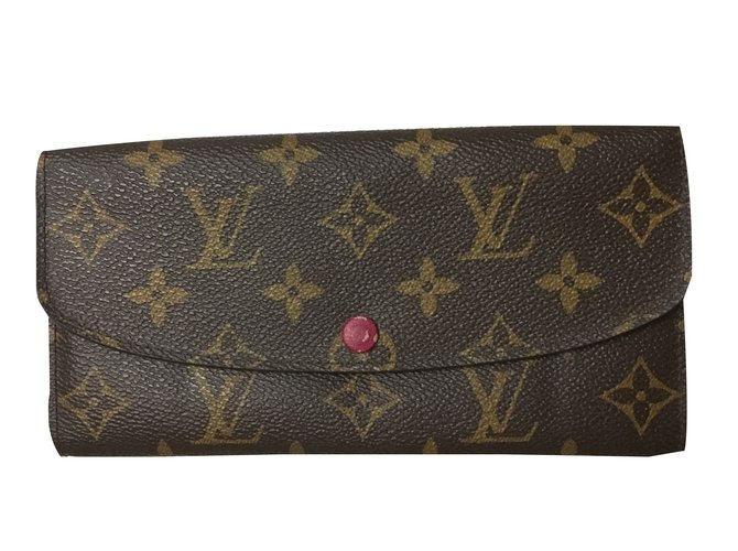 Louis Vuitton Wallets Brown Cloth  ref.35274