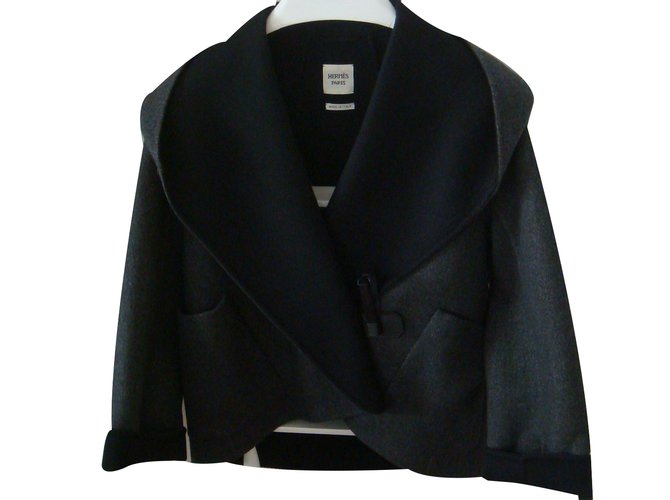 Hermès Jacket Grey Cashmere  ref.35278