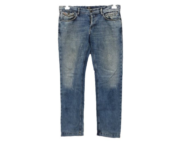 D&G Jeans homme Coton Bleu  ref.35317