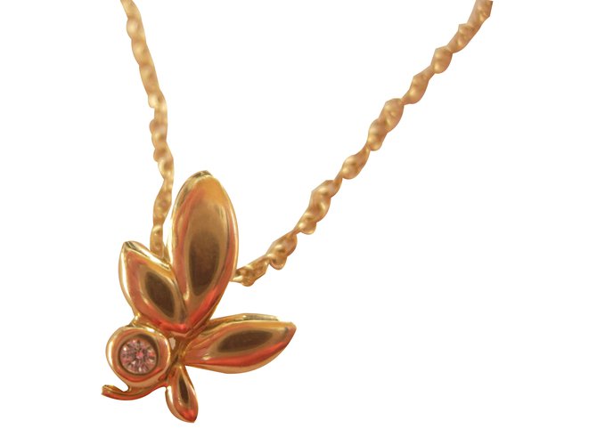 tiffany olive leaf necklace