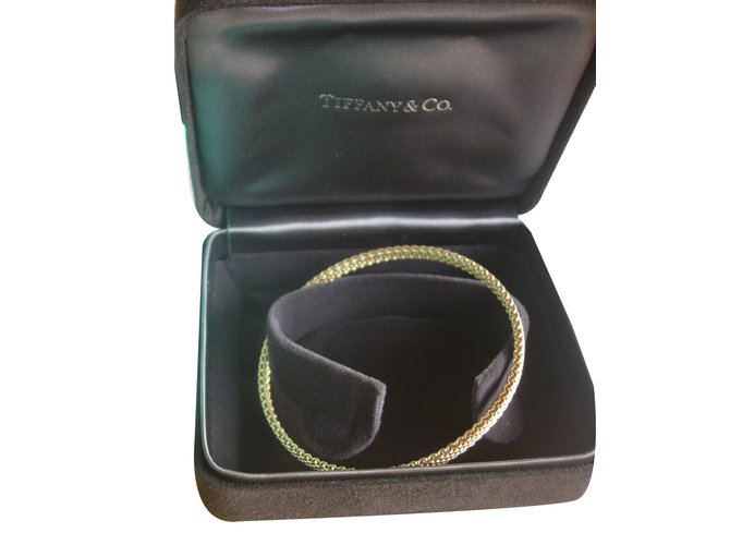 Tiffany & Co Somerset Manschette Armband Golden Gelbes Gold  ref.35377